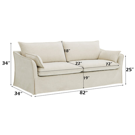 Shane Beige Sofa - Ornate Home