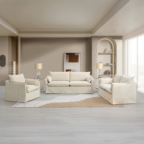 Shane Beige Sofa - Ornate Home