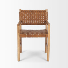 Shane Brown Curved Back Dining Arm Chair
