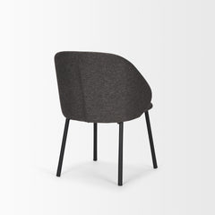 Shannon Gray Contoured Back Dining Side Chair (Set of 2) - Ornate Home