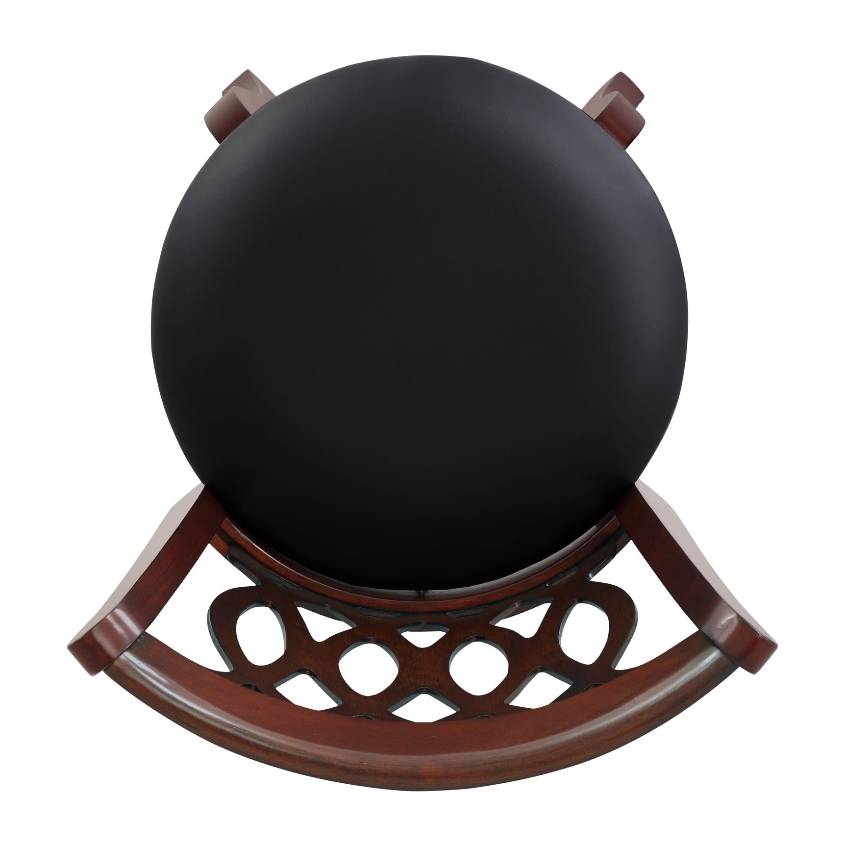 Shapel Dark Cherry Swivel Counter Height Chair (Set of 2) - Ornate Home