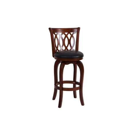 Shapel Dark Cherry Swivel Pub Height Chair (Set of 2) - Ornate Home
