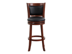 Shapel Dark Cherry Swivel Pub Height Chair (Set of 2) - Ornate Home