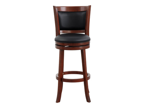 Shapel Dark Cherry Swivel Pub Height Chair (Set of 2) - Ornate Home