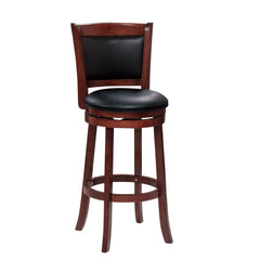 Shapel Dark Cherry Swivel Pub Height Chair (Set of 2) - Ornate Home