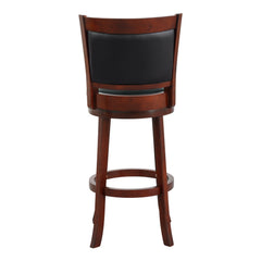 Shapel Dark Cherry Swivel Pub Height Chair (Set of 2) - Ornate Home
