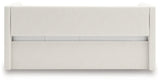 Shapella Tan/White Full Upholstered Day Bed (Online Special Price) - Ornate Home