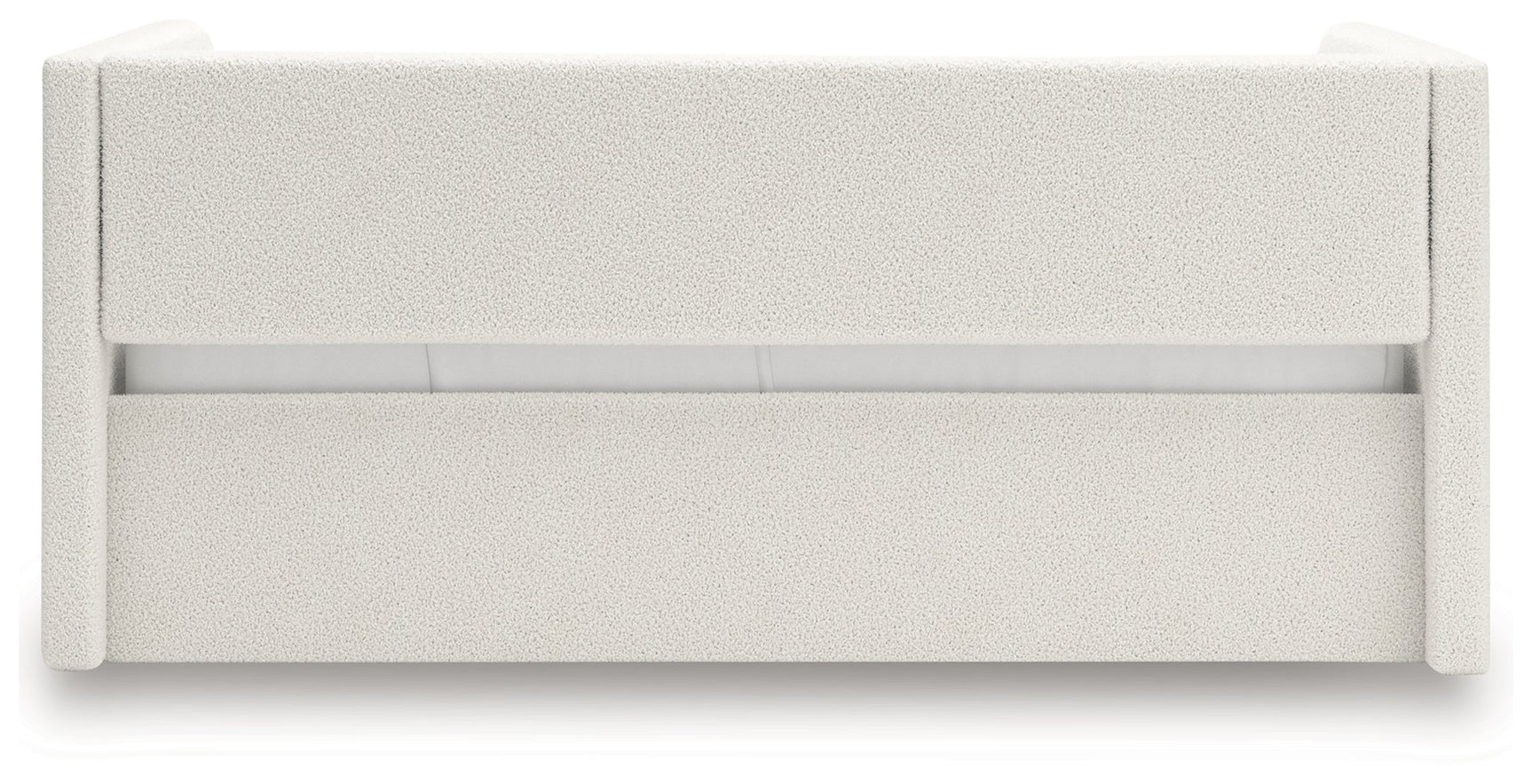 Shapella Tan/White Full Upholstered Day Bed (Online Special Price) - Ornate Home