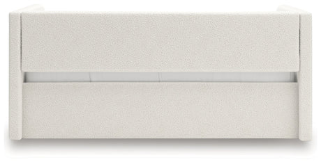 Shapella Tan/White Full Upholstered Day Bed (Online Special Price) - Ornate Home