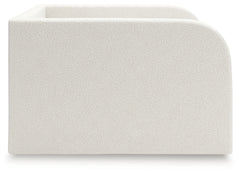 Shapella Tan/White Full Upholstered Day Bed - Ornate Home