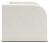 Shapella Tan/White Full Upholstered Day Bed with Storage - Ornate Home