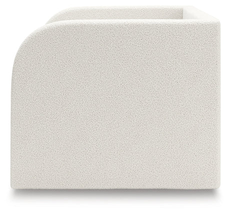 Shapella Tan/White Twin Upholstered Day Bed (Online Special Price) - Ornate Home