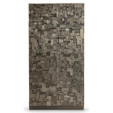 Sharaab Antique Silver Storage Cabinet - Ornate Home