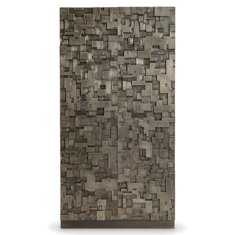 Sharaab Antique Silver Storage Cabinet - Ornate Home