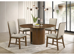 Shari Beige/Brown Side Chair  2159S - Ornate Home