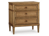 Sharlance Brown Three Drawer Nightstand (Online Special Price) - Ornate Home