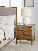 Sharlance Brown Three Drawer Nightstand (Online Special Price) - Ornate Home