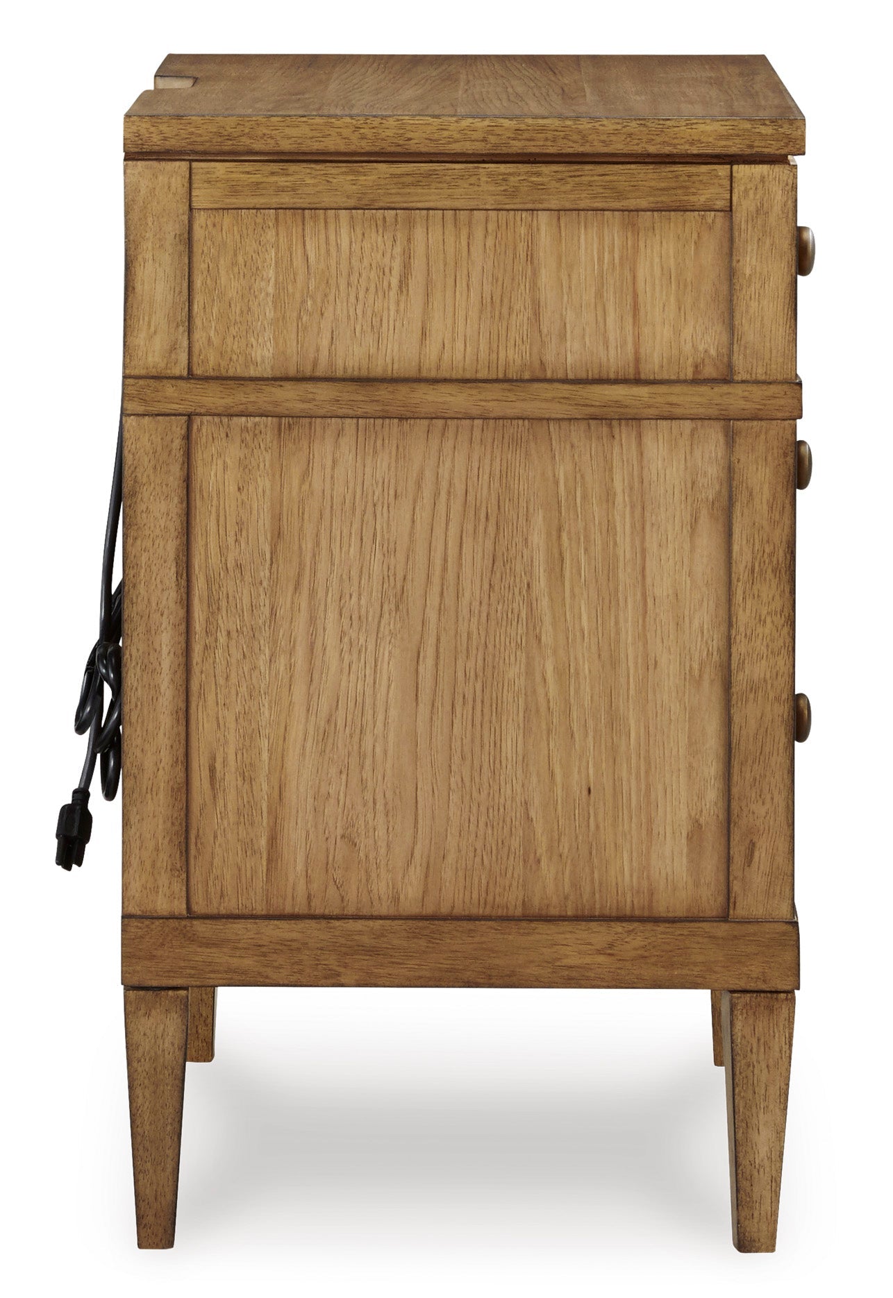 Sharlance Brown Three Drawer Nightstand (Online Special Price) - Ornate Home