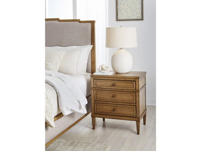 Sharlance Brown Three Drawer Nightstand - Ornate Home