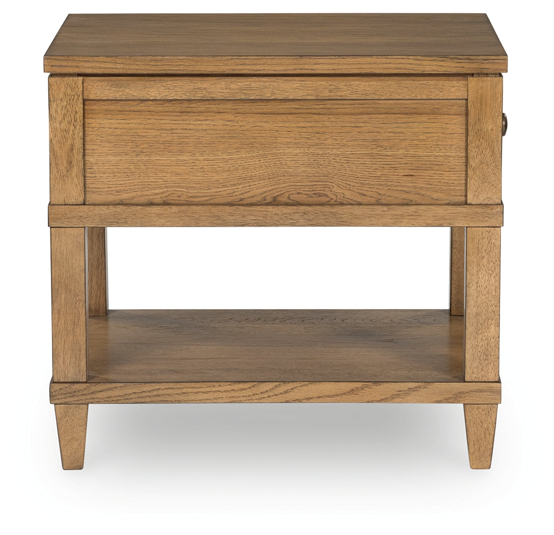 Sharlance Light Brown End Table (Online Special Price) - Ornate Home