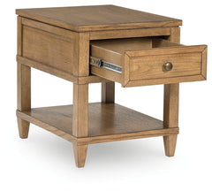 Sharlance Light Brown End Table - Ornate Home
