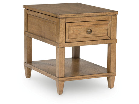 Sharlance Light Brown End Table - Ornate Home