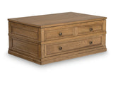 Sharlance Light Brown Lift-Top Coffee Table (Online Special Price) - Ornate Home