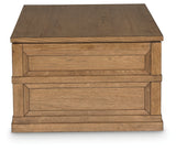 Sharlance Light Brown Lift-Top Coffee Table (Online Special Price) - Ornate Home
