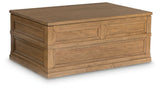 Sharlance Light Brown Lift-Top Coffee Table (Online Special Price) - Ornate Home