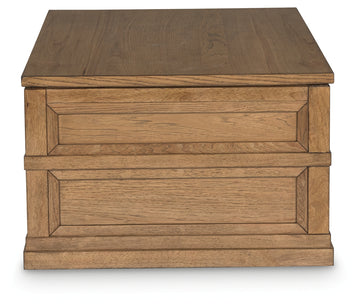 Sharlance Light Brown Lift-Top Coffee Table - Ornate Home