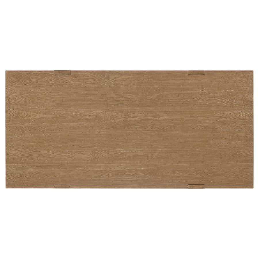 Sharon Brown Rectangular Trestle Base Dining Table - Ornate Home