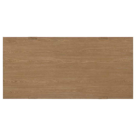 Sharon Brown Rectangular Trestle Base Dining Table - Ornate Home