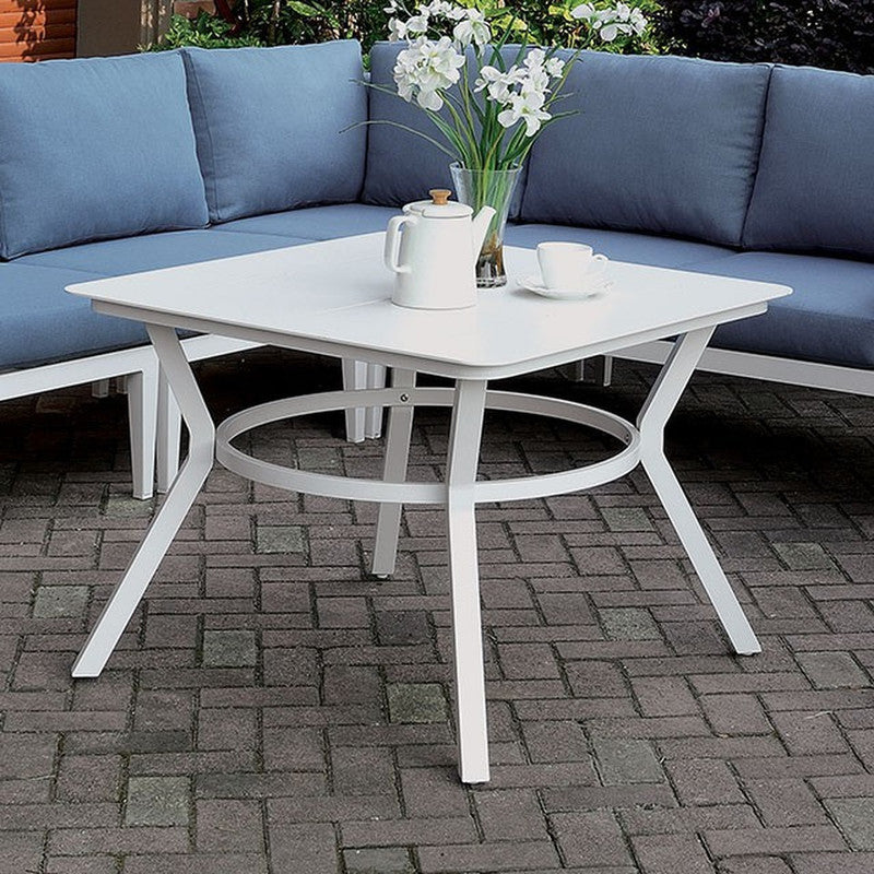 Sharon White Patio Table - Ornate Home