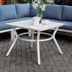 Sharon White Patio Table - Ornate Home