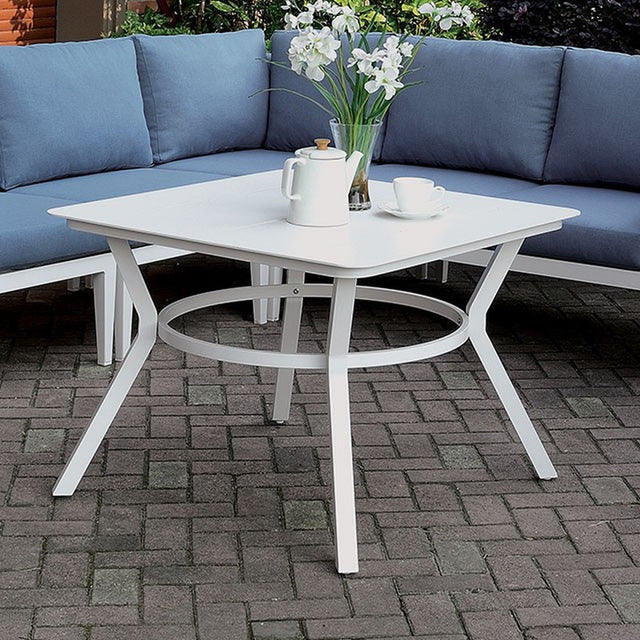 Sharon White Patio Table - Ornate Home