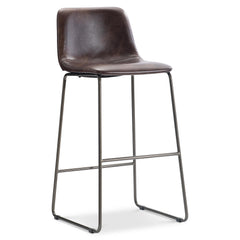 Sharpe Dark Brown Bar Stool - Ornate Home