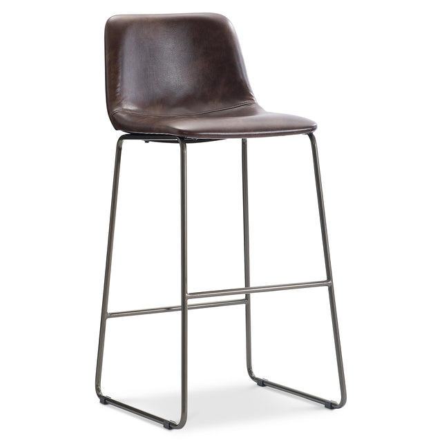Sharpe Dark Brown Bar Stool