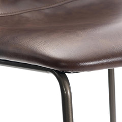 Sharpe Dark Brown Bar Stool - Ornate Home