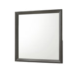 Sharpe Dark Grey Upholstered Panel Bedroom Set - Ornate Home