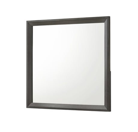 Sharpe Dark Grey Upholstered Panel Bedroom Set - Ornate Home