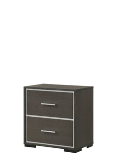 Sharpe Dark Grey Upholstered Panel Youth Bedroom Set - Ornate Home