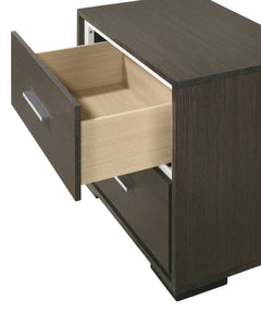Sharpe Dark Grey Upholstered Panel Youth Bedroom Set - Ornate Home