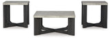 Sharstorm Two-Tone Gray Table (Set of 3) - Ornate Home