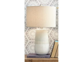 Shavon Beige/White Table Lamp (Set of 2) (Online Special Price) - Ornate Home