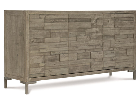 Shaw Glazed Silver/Morel Buffet - Ornate Home