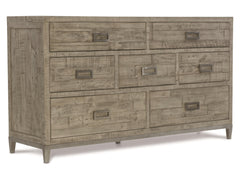 Shaw Glazed Silver/Morel Dresser - Ornate Home