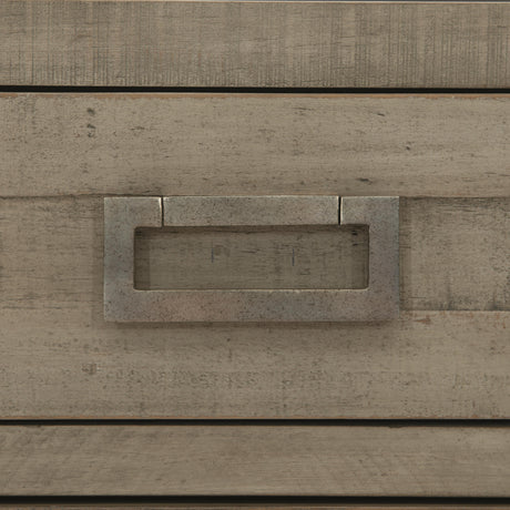 Shaw Glazed Silver/Morel Nightstand - Ornate Home