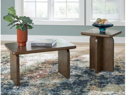 Shawbeck Medium Brown Table (Set of 2) - Ornate Home