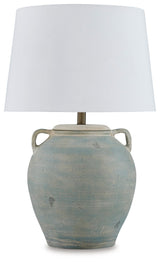 Shawburg Antique Green Table Lamp (Online Special Price) - Ornate Home