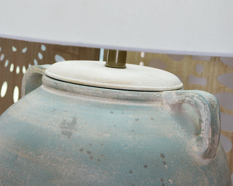 Shawburg Antique Green Table Lamp - Ornate Home